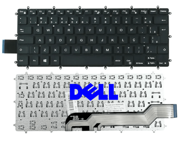 TECLADO NOTEBOOK DELL 14 LINHA 4000 EMBUTIR SEM ILUMINAÇÃO