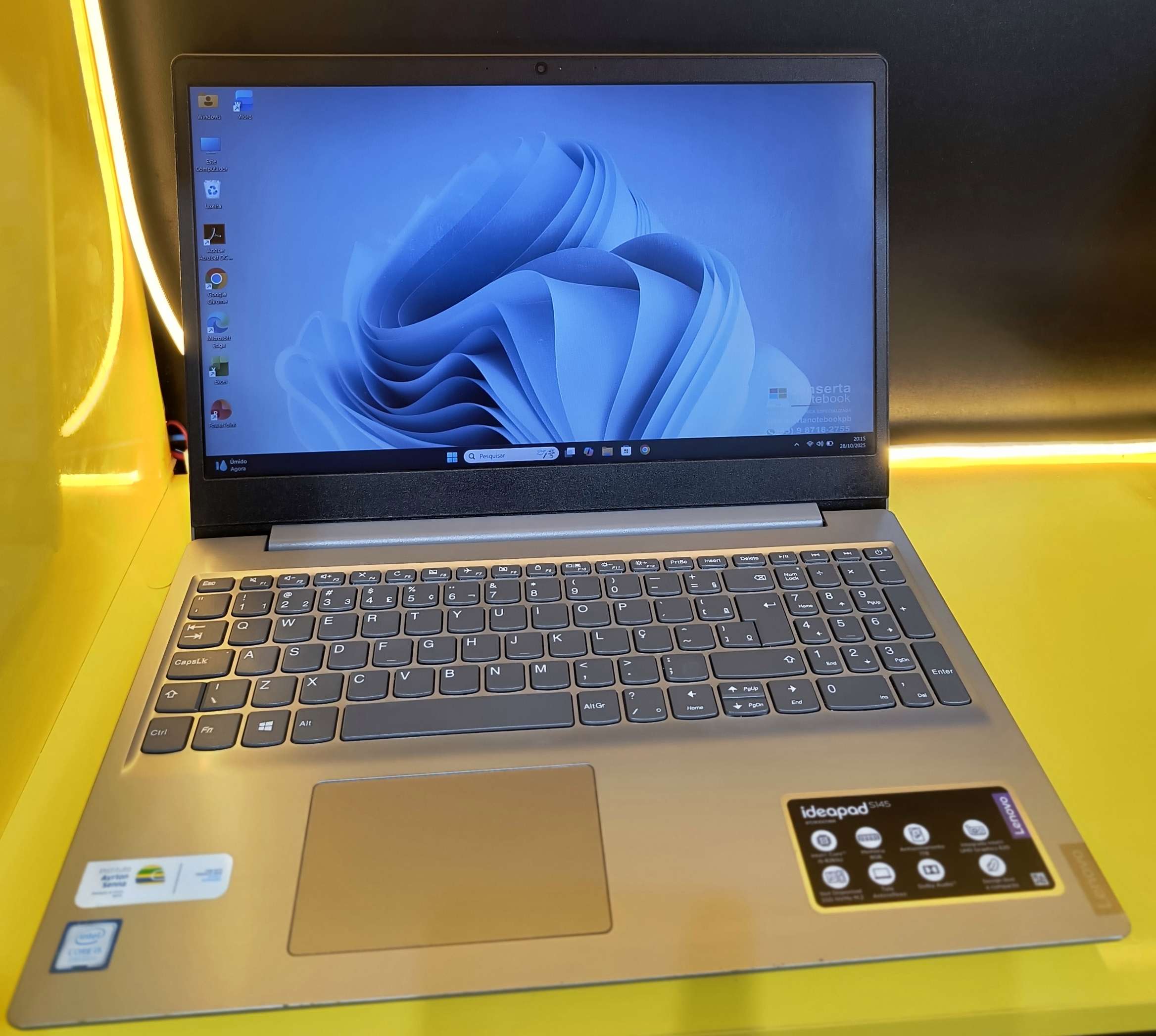 Notebook Lenovo 3I i5 12ª Geração