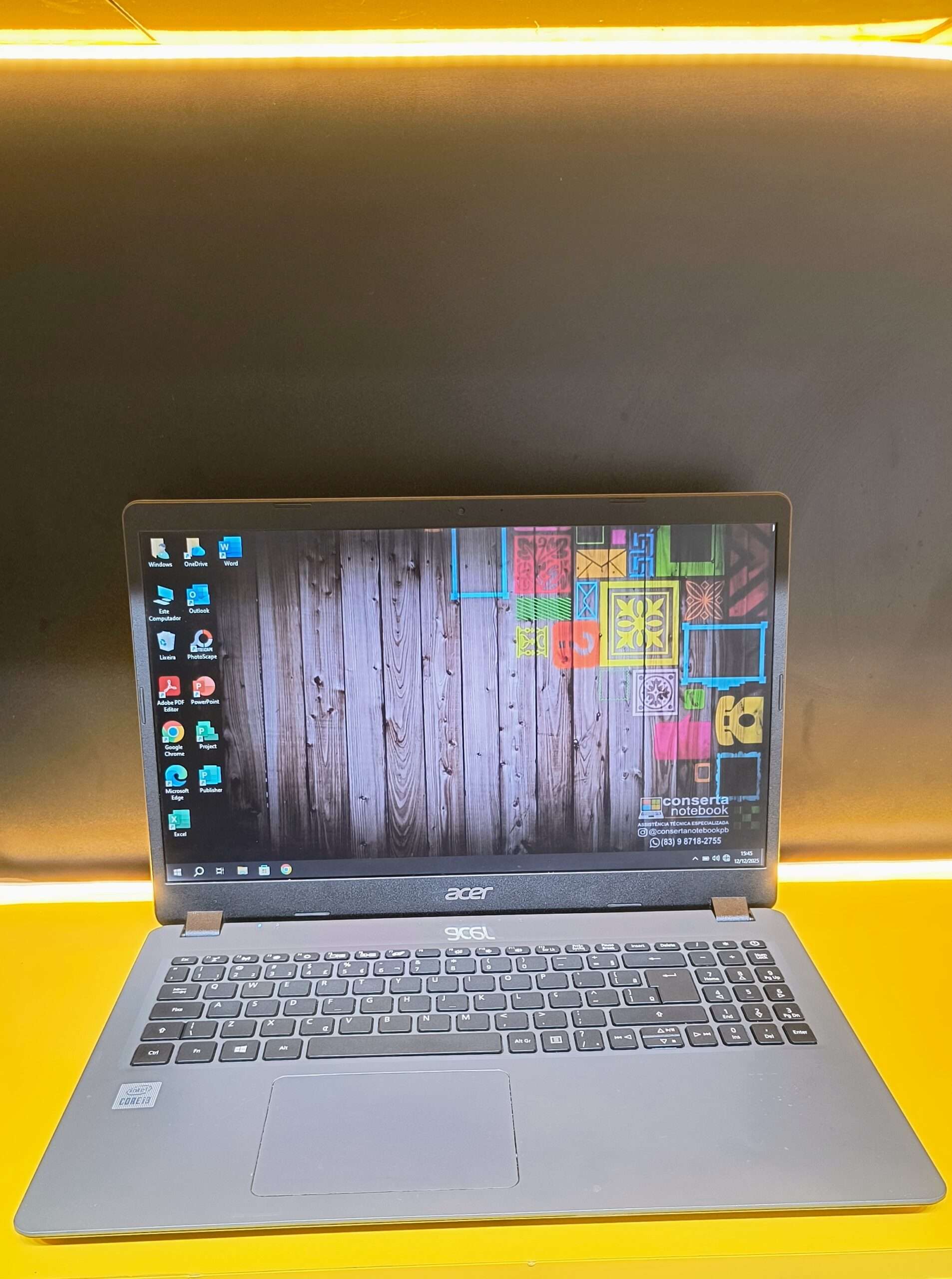 Notebook Acer i3 10[ Geração 8G SSD